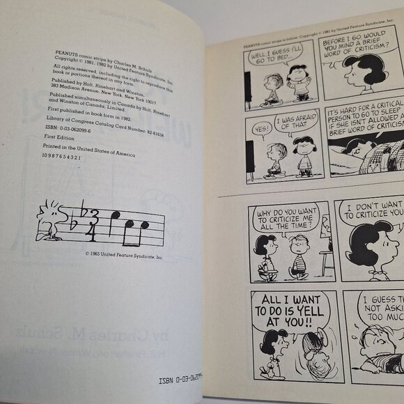 You're Weird Sir! Peanuts Parade Book Charles M. Schulz 1982 Vintage Comic - Picture 5 of 7